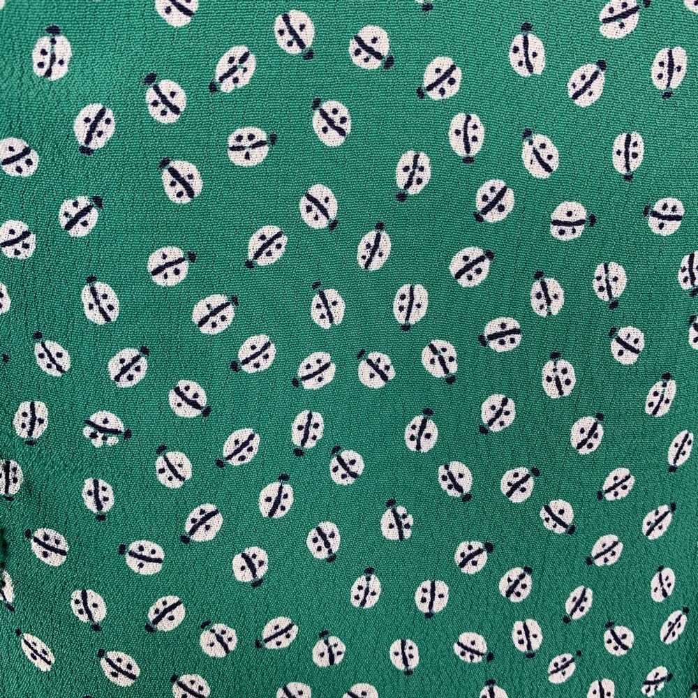Anthropologie Porridge Size M Green Ladybug - Picture 3 of 7